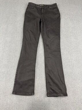 M Jeans By Maurices Womens Black Mid-Rise Bootcut Jeans Size 4